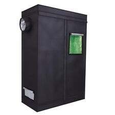 LY-120*60*180 Home Use Dismountable Hydroponic Plant Grow Tent with Window Black picture