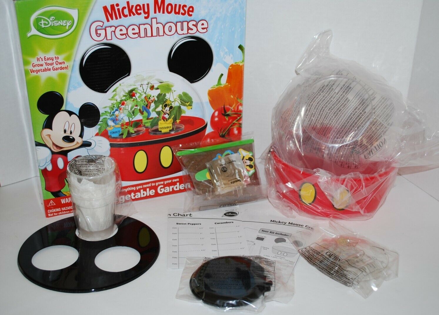 Disney Mickey Mouse Greenhouse Kit. Grow Your Own Vegetable Garden Miracle Grow.