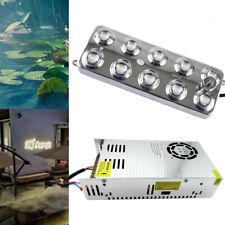 10 Head Ultrasonic Mist Maker Pond Hydroponics Fogger Humidifier Air-cooled 110V picture
