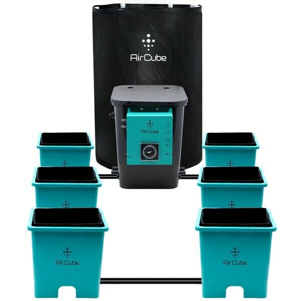 AirCube Active Oxygen Ebb and Flow Grow System - 6 Site | Semi Hydroponic System