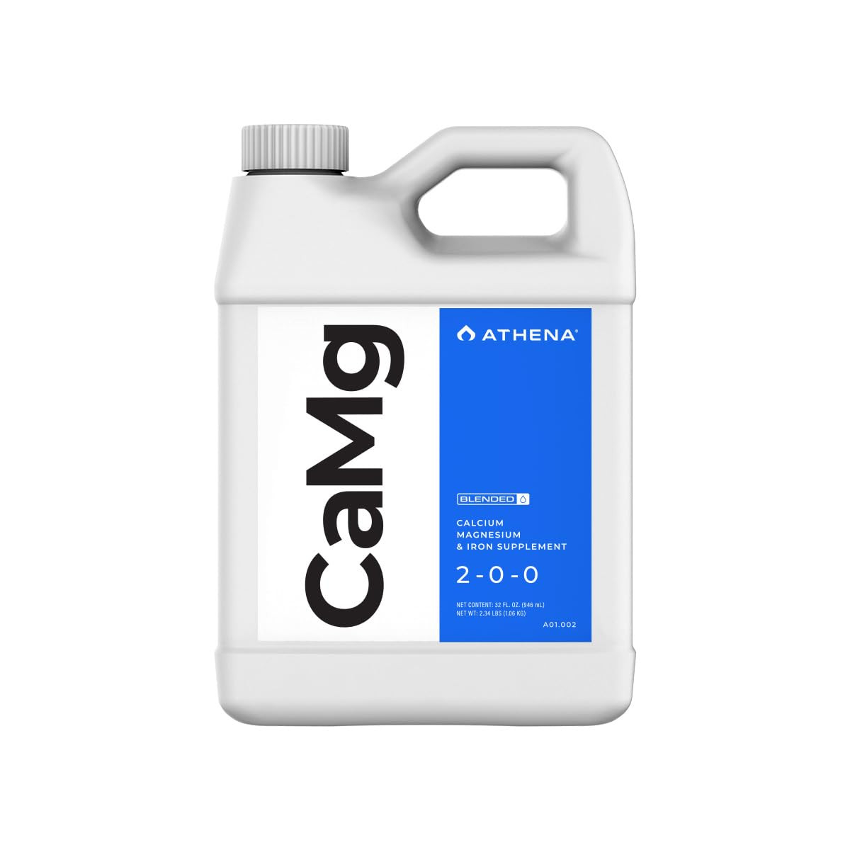 Blended Camg Cal-Mag Fertilizer 2-0-0 for Hydroponics 32 Oz