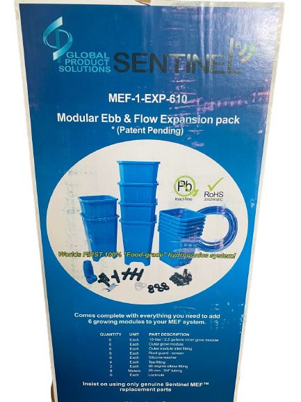Sentinel Ebb and Flow 6 Plant Expansion Pack - Hydroponics System (Retail: $379)
