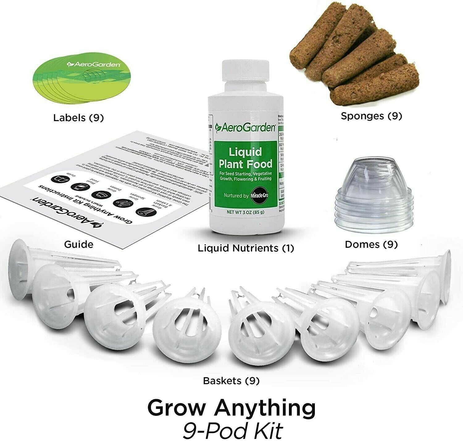AeroGarden Grow Anything Seed Pod Kit, 9
