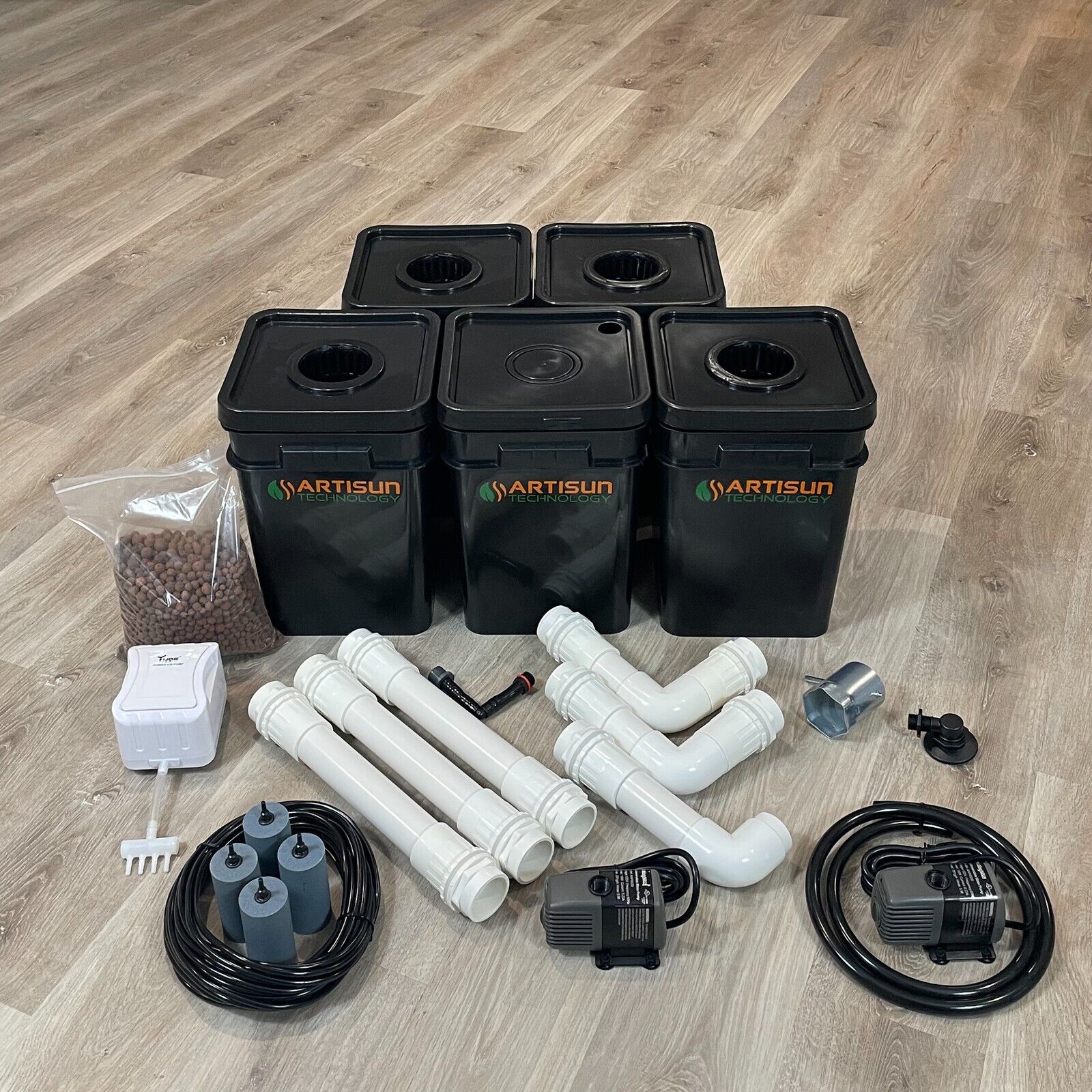 Recirculating Deep Water Culture (RDWC) Hydroponic Grow Kit System