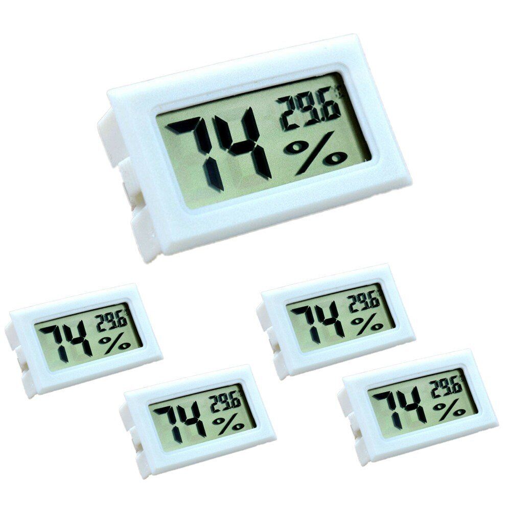 5Pcs Mini LCD Digital Indoor Thermometer Hygrometer Temperature Humidity Meter