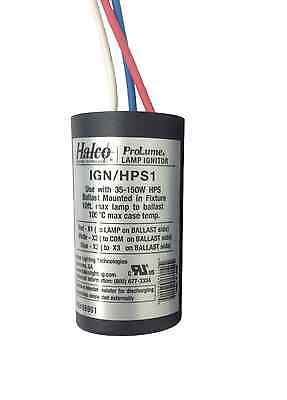 Halco 55901 IGN/HPS1 35-150W HID High Pressure Sodium HPS Ignitor Starter 18666