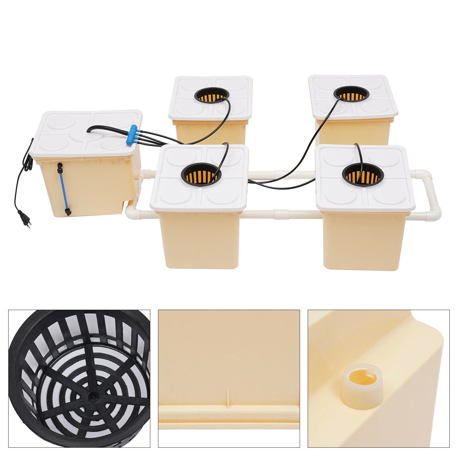 Hydroponic Deep Water Culture (DWC) & Drip Ring Grow System Kits All Included 🔥
