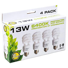 SunBlaster 13 Watt CFL Indoor Grow Lamp Light Bulb Set w/ 4 Bulbs (Open Box) picture