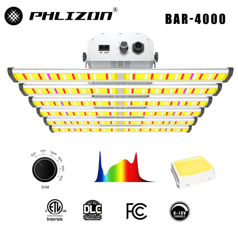BAR-4000W Grow Lights Strip Bar Full Spectrum UV IR Plant Lamp for Hydroponics