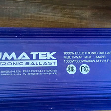 Lumatek 1000W Electronic Ballast Multi-Wattage Dim 100/60/40 MH/HPS Purple picture