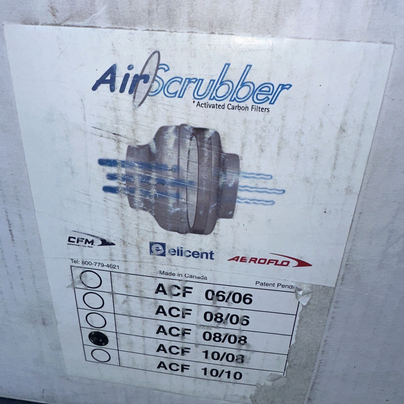 5 Air Scrubber Activated Carbon Filter For CFM/elicent & Aeroflo (ACF 10/08) 5 Air Scrubber Activated Carbon Filter For CFM/elicent & Aeroflo (ACF 10/08)