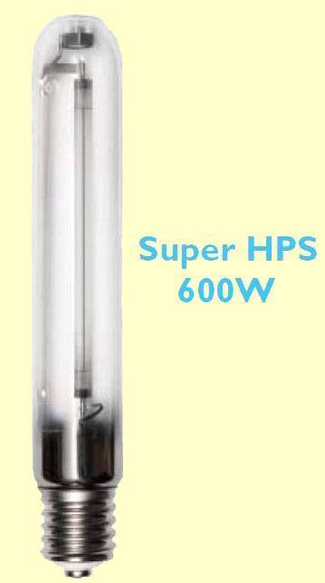 Advanced 600w Super HPS (High Pressure Sodium) Grow Light Bulb HID Hydroponics