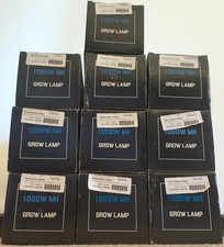 Lot of 10 1000W Metal Halide Grow Light Bulbs M47 ANSI E39 Mogul Base Clear NEW picture