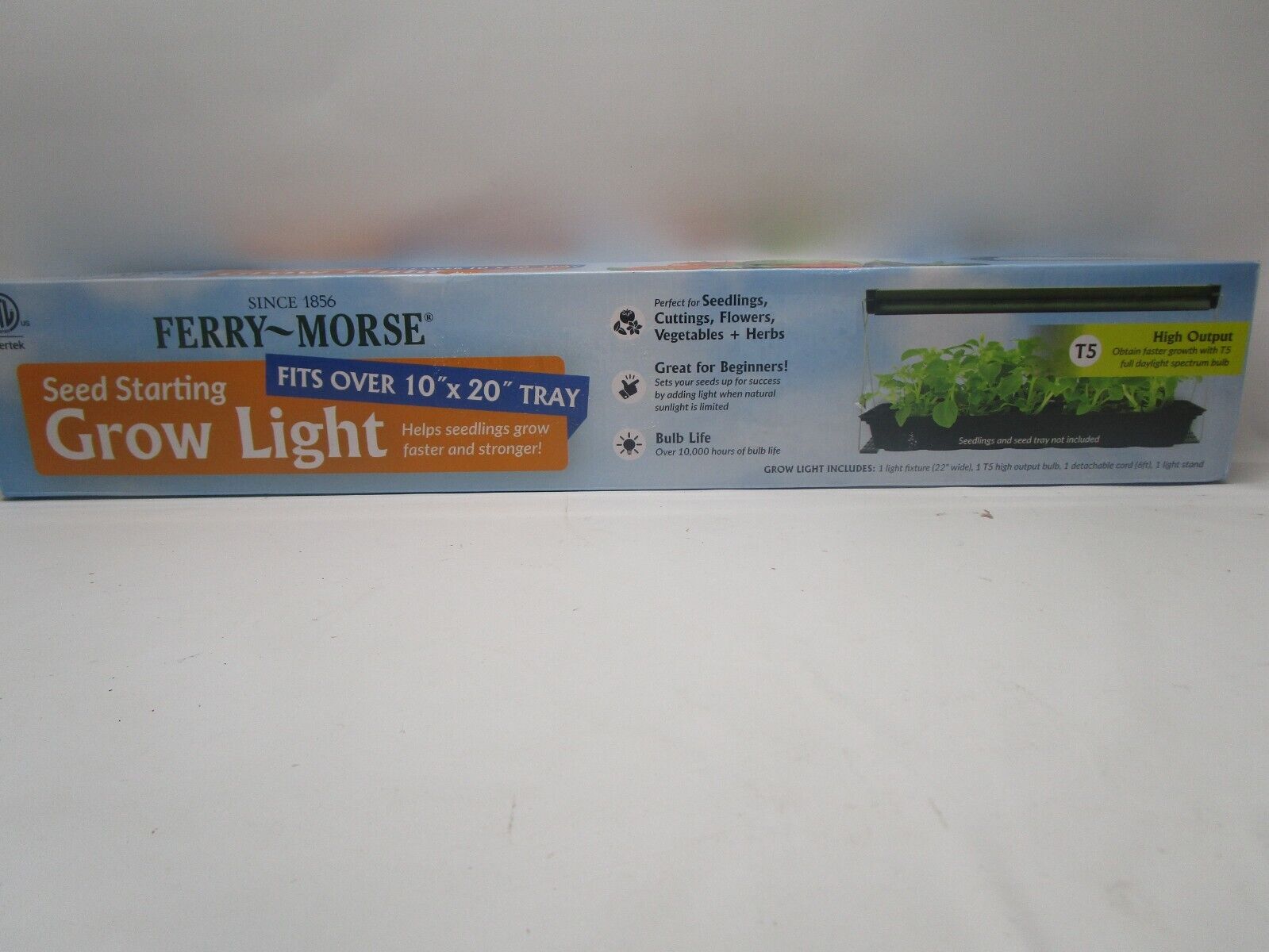 Ferry-Morse KLIGHT Indoor T5 Bulb Fluorescent Grow Light For Seedling & Cuttings