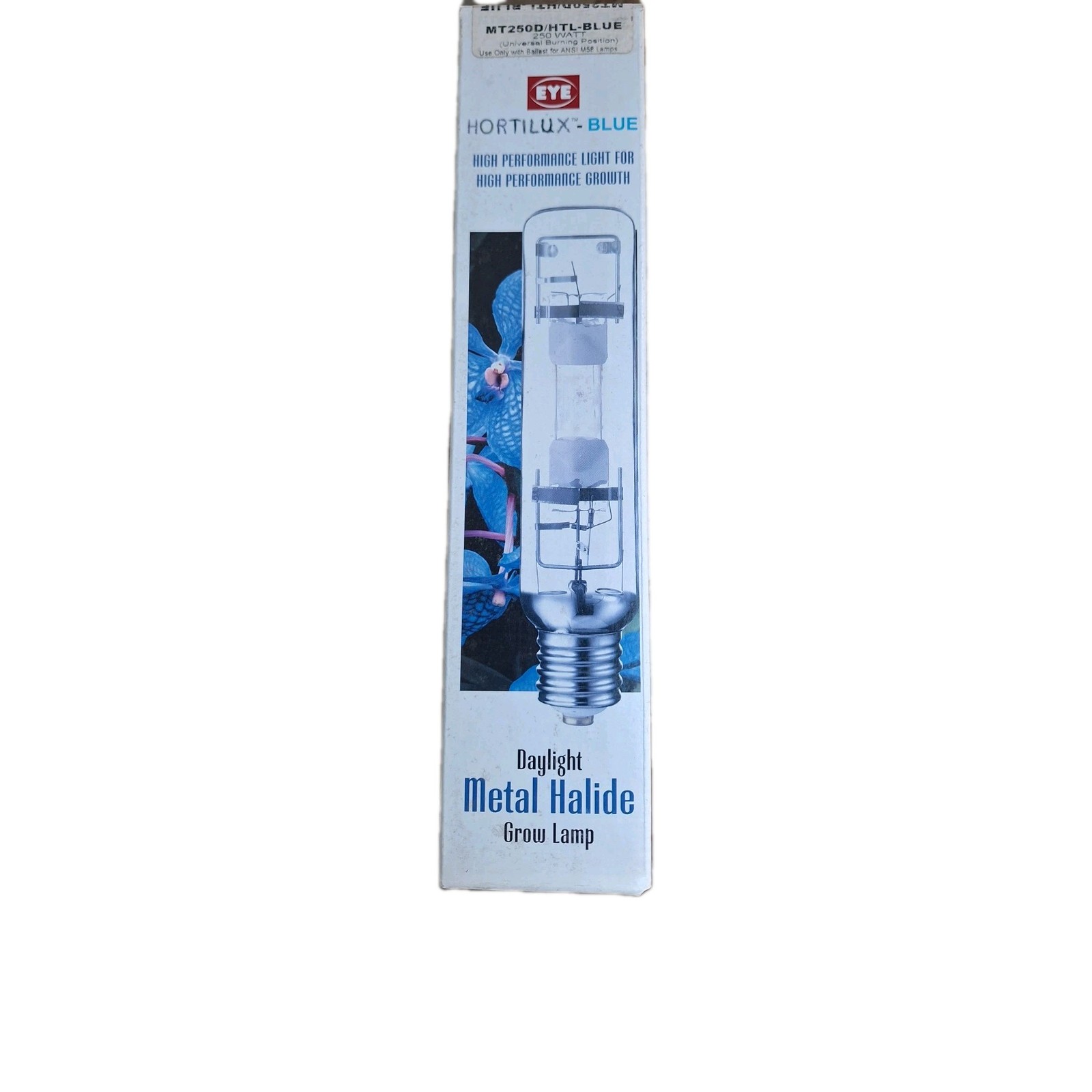 Hortilux Blue Daylight 250W MH Metal Halide HID Grow Lamp Bulb E39 Base Hortilux Blue Daylight 250W MH Metal Halide HID Grow Lamp Bulb E39 Base