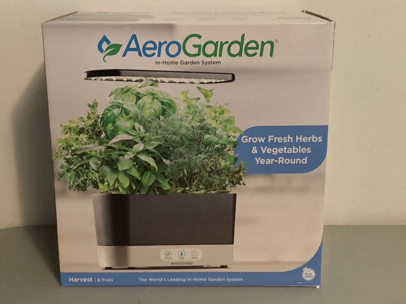 Brand New AeroGarden Harvest 6-pod Indoor Garden System Sealed