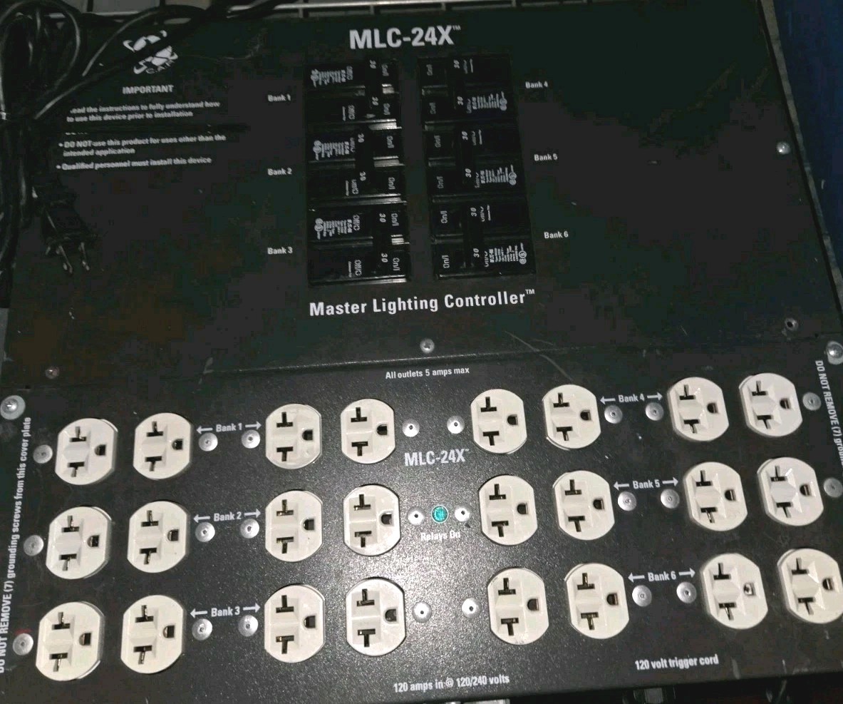 CAP MLC-24DX Master Lighting Controller- Controls 24 Lights. CAP MLC-24DX Master Lighting Controller- Controls 24 Lights.