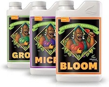 Advanced Nutrients Bloom, Micro & Grow, Pack of 3, 1 L Each picture