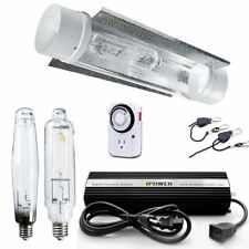 iPower 1000W HPS MH Grow Light System Kits Cool Tube Reflector Set Add-on Wing picture