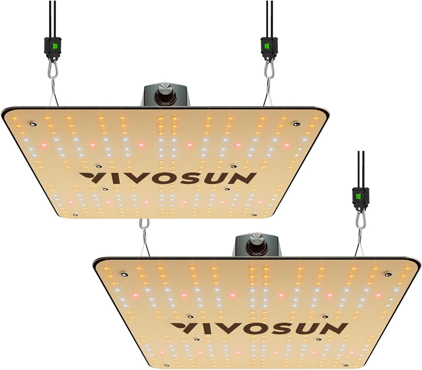 2-Pack VIVOSUN VS1000 LED Grow Light W/ Samsung LM301 Diodes Full Spectrum