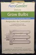 3 pack AeroGarden Deluxe Grow Bulbs Compact Fluorescent Light Bulbs - 100633 picture