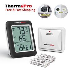 ThermoPro Digital Indoor Outdoor Thermometer Hygrometer Wireless Humidity Meter picture