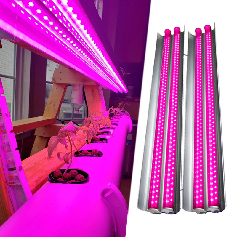 2pcs 2000W Plant LED Grow Light T5 Tube Full Spectrum Indoor Flower Growing Lamp