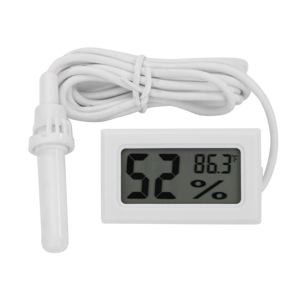 Mini LCD Digital Thermometer Hygrometer Aquarium Humidity Meter Gauge Fahrenheit