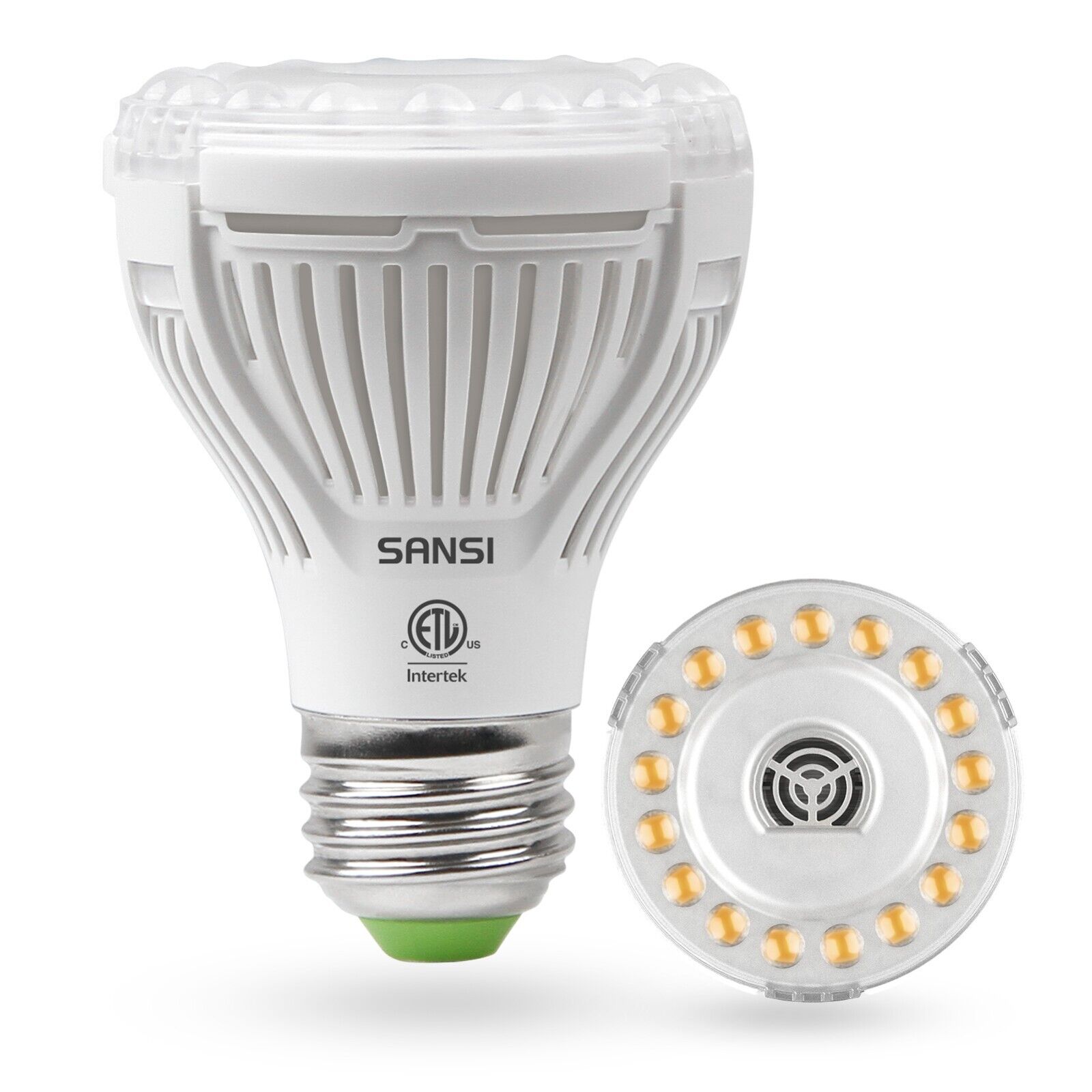 SANSI 10W LED Grow Light Bulb Full Spectrum Indoor Grow Light Veg Bloom Sunlike