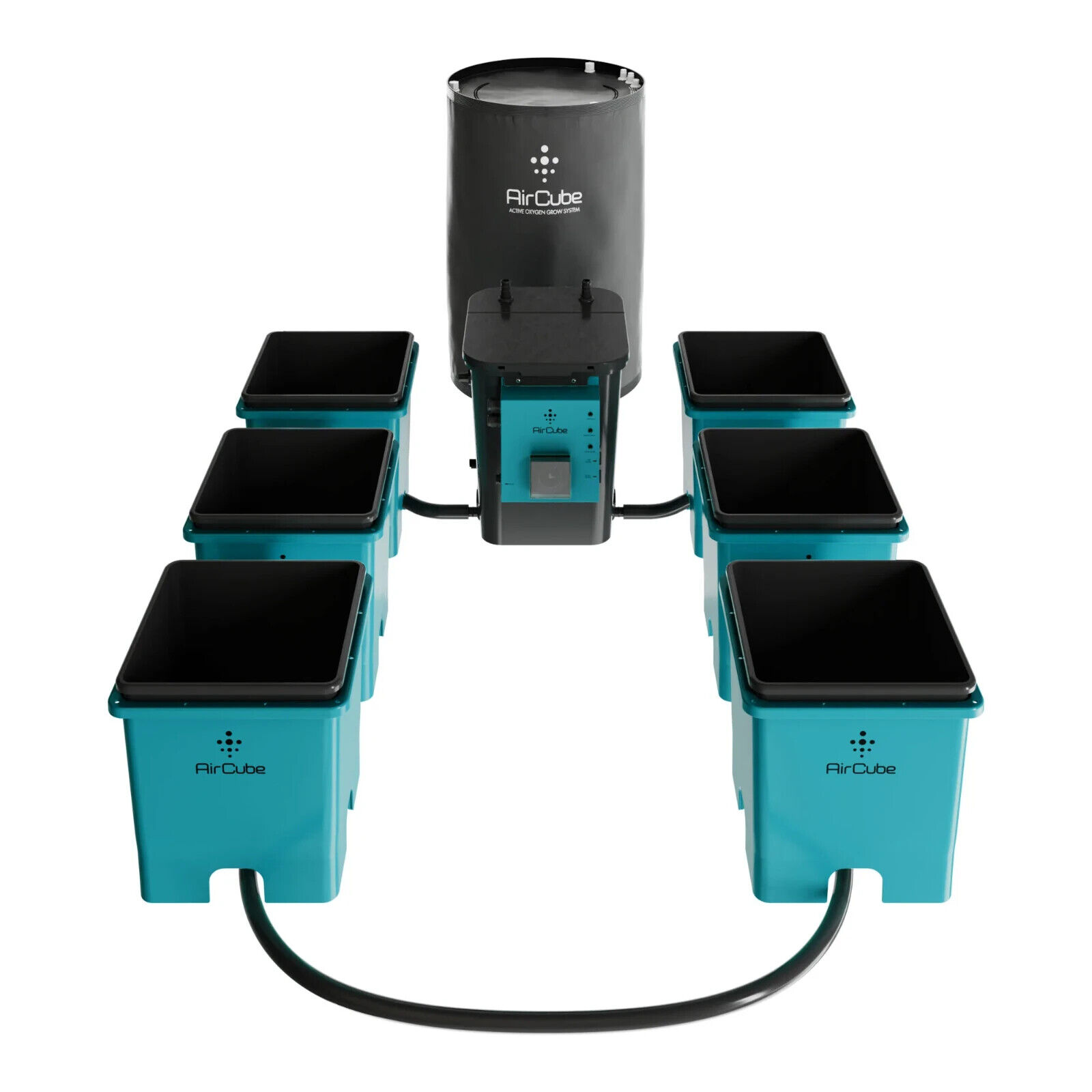 AirCube Active Oxygen Ebb and Flow Grow System - 6 Site