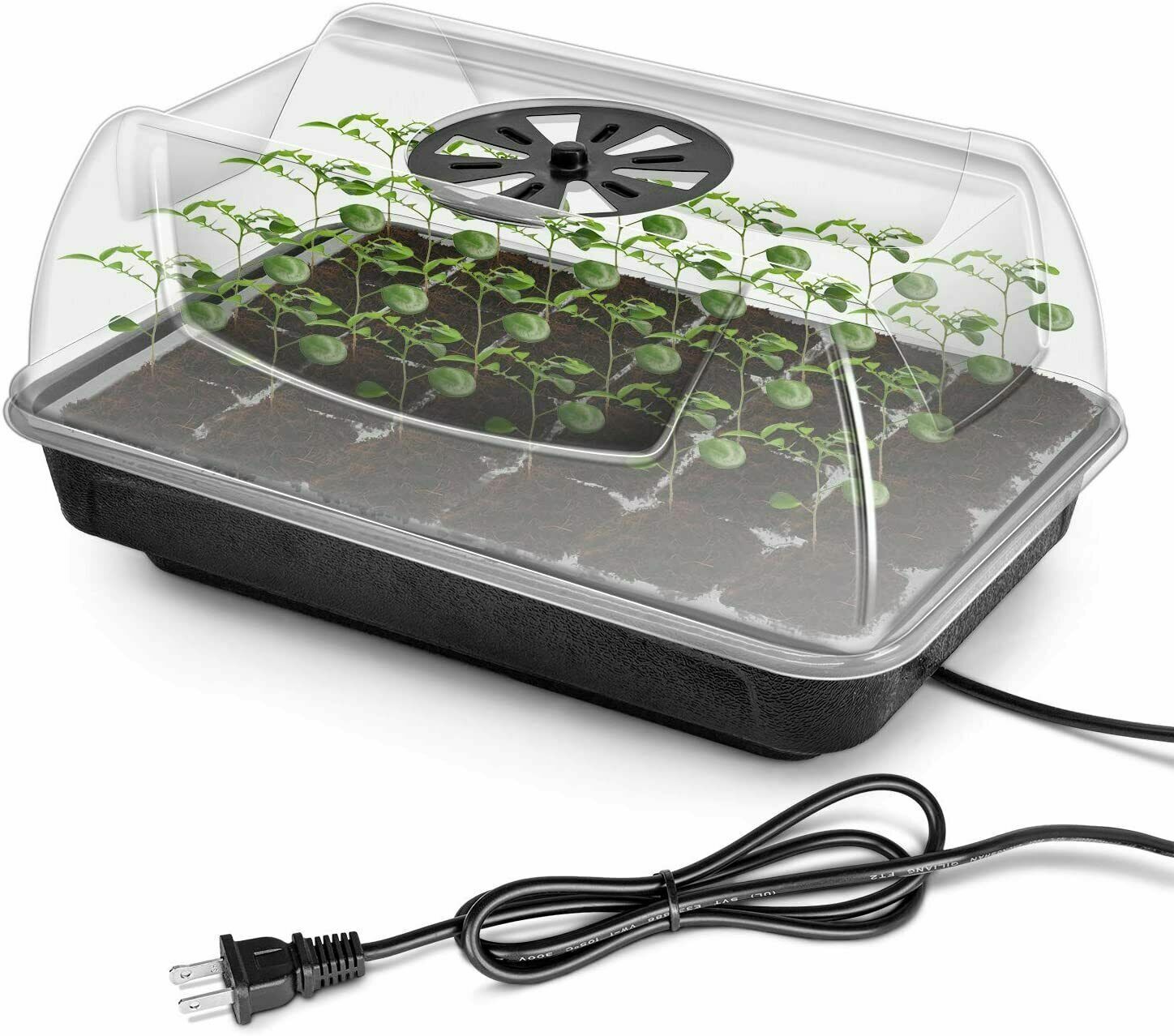 iPower Heating Seed Starter Germination Seedling Propagation Tray with Heater